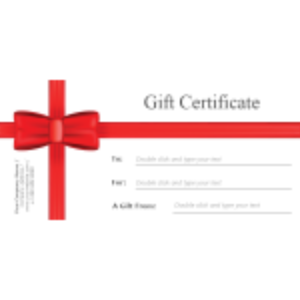 Ribbon Gift Certificate thumb